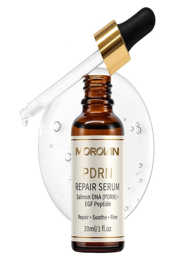 morovan Salmon DNA PDRN Face Serum: Recovery Serum with EGF Peptide Collagen Growth Factor for Sensitive & Post-Microneedling - Soothe Redness & Repair Skin Barrier in 72 Hours - 1 Fl Oz - Image 1